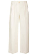 Totême Wide-Leg Twill Trousers