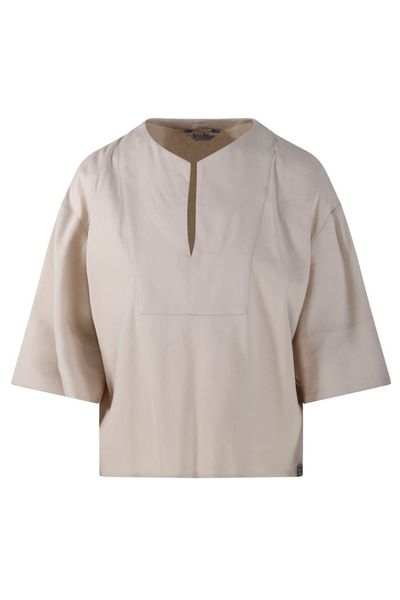 Max Mara Sospiro V-Neck Top