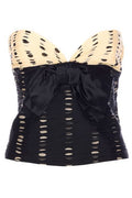 Valentino Bow Detailed Strapless Top
