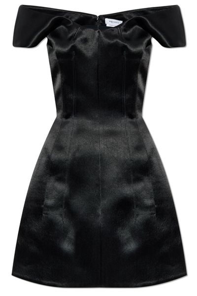 Alexander McQueen Off-Shoulder Mini Dress