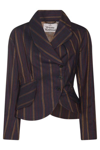 Vivienne Westwood Striped Button-Up Jacket