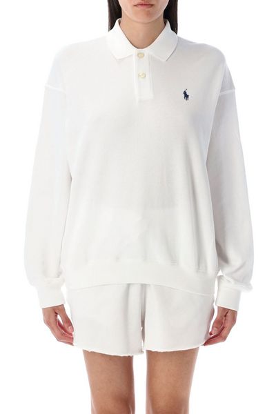 Polo Ralph Lauren Logo-Embroidered Long-Sleeved Polo Shirt