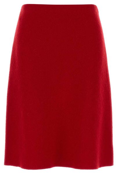 Miu Miu Zip-Up Midi Skirt