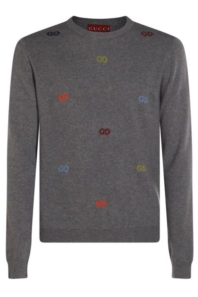 Gucci Logo Intarsia Knit Jumper