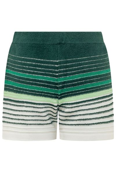 Casablanca Bouclé Stripe Knit Shorts