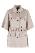 Max Mara Nettare Belted Cape
