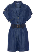 Liu Jo Belted Shirt Jumpsuit