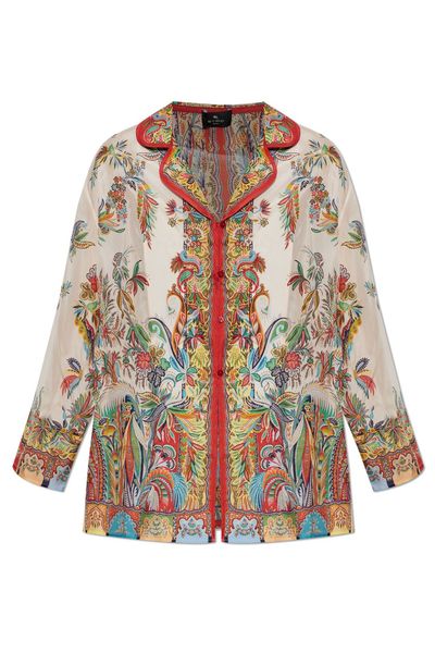 Etro Printed Silk Shirt