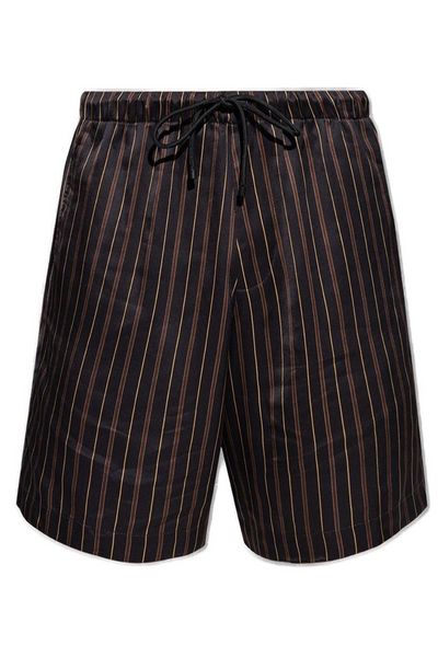 Dries Van Noten Striped Drawstring Shorts