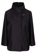 Fay Hook-Closure Wool Cape