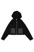 Loewe Zip-Up Drawstring Knitted Hoodie
