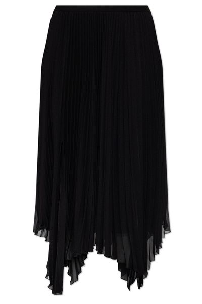 Valentino Asymmetric Pleated Skirt