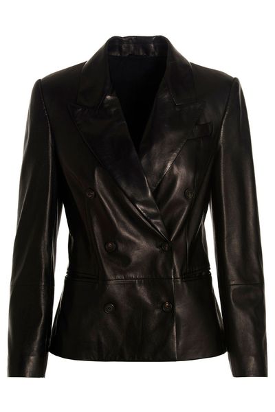 Brunello Cucinelli Double-Breasted Long-Sleeved Jacket