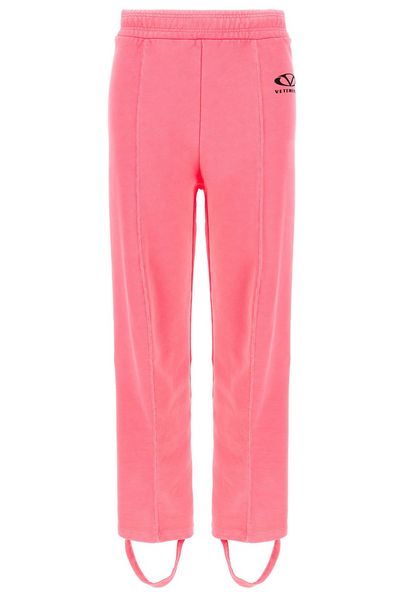 Vetements Oval Logo Printed Jogging Pants