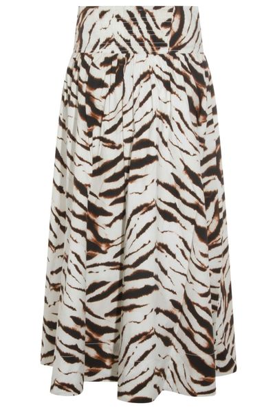 Ganni Printed Midi Skirt