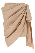 Chloé Draped Tie-Detail Skirt