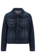 Tom Ford Cropped Contrast-Stitch Denim Jacket