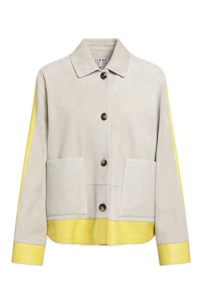 Loewe Contrast Trim Boxy Jacket