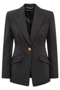 Versace Single-Breasted Buttoned Blazer