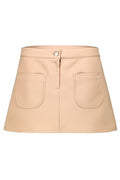 Courrèges Pocket Detailed Twill Mini Skirt