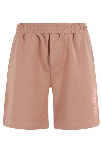 Helmut Lang Logo Printed Elastic Waist Shorts