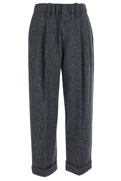 Brunello Cucinelli 7/8-Length Elasticated Waistband Trousers