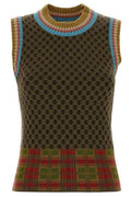 Dries Van Noten Temi Patterned Knitted Top