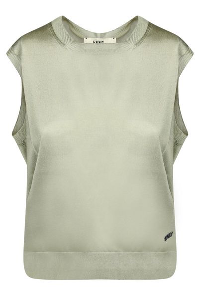 Fendi Sleeveless Knitted Top
