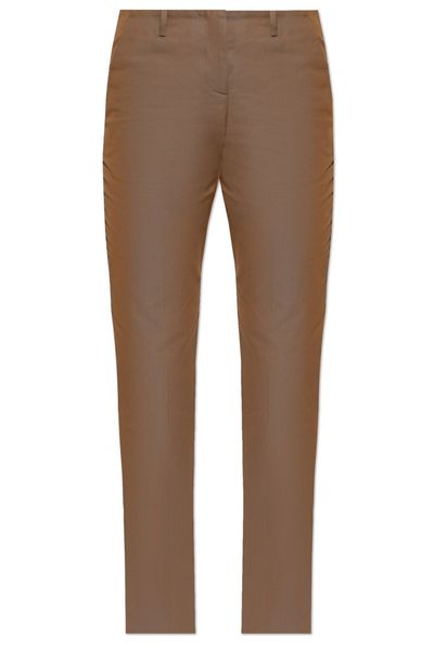 Alexander McQueen Crease-Front Slim Pants