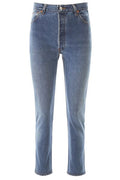 RE/DONE High-Waisted Slim Fit Jeans