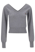 Vivienne Westwood Cropped V-Neck Jumper