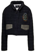 Etro Floral Embroidered Checked Coat