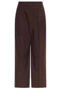 Ganni Plaid Pattern Trousers