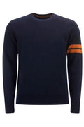 Zegna Stripe-Detailed Crewneck Jumper