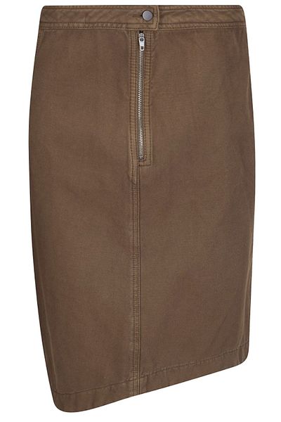 Lemaire Zip Detailed Asymmetric Skirt