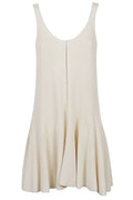 Alaïa Waffle Godets Dress