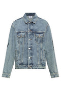 Vetements Denim Collared Button-Up Jacket