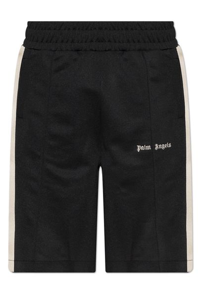 Palm Angels Logo Stripe Shorts