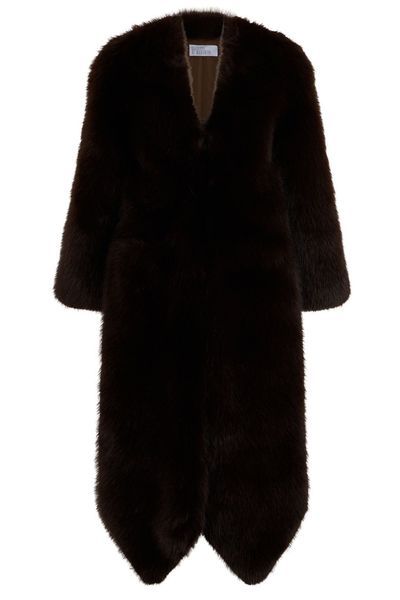 Giuseppe Di Morabito Shawl Collar Faux Fur Coat