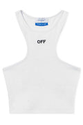 Off-White Off Stamp Ribbed Knitted Top