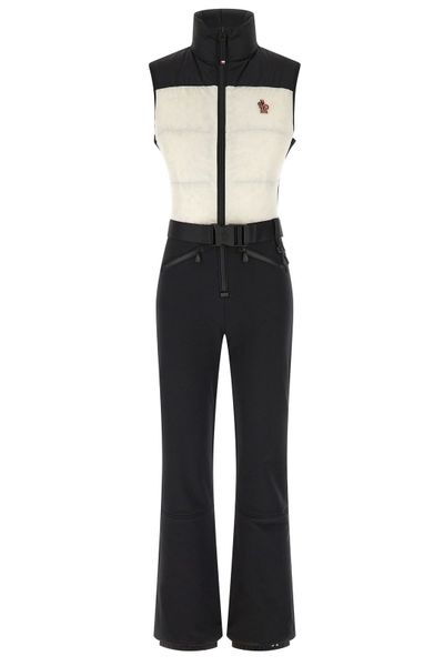 Moncler Grenoble High Neck Sleeveless Ski Jumpsuit