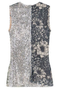 Maison Margiela Patchwork Sequin Sleeveless T-Shirt