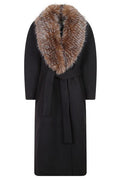 Zimmermann Valiant Faux Fur Collar Coat