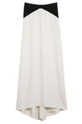 Valentino Cady Couture Draped Maxi Skirt