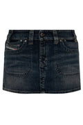 Diesel De-Rago-Re Denim Mini Skirt