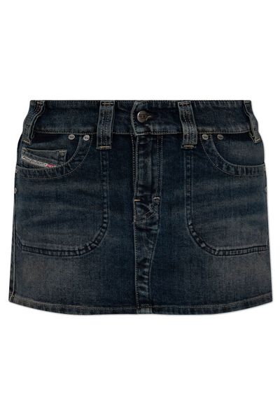 Diesel De-Rago-Re Denim Mini Skirt