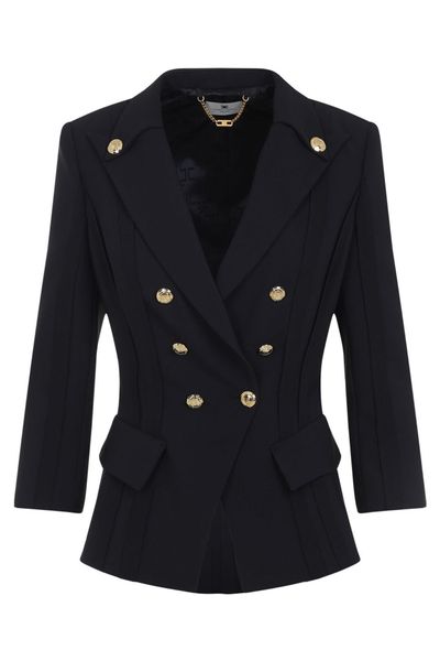 Elisabetta Franchi Double-Breasted Jacket