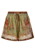 Zimmermann Indra Printed Relaxed Shorts