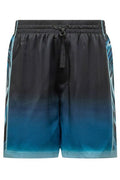 Casablanca Logo Printed Satin Shorts