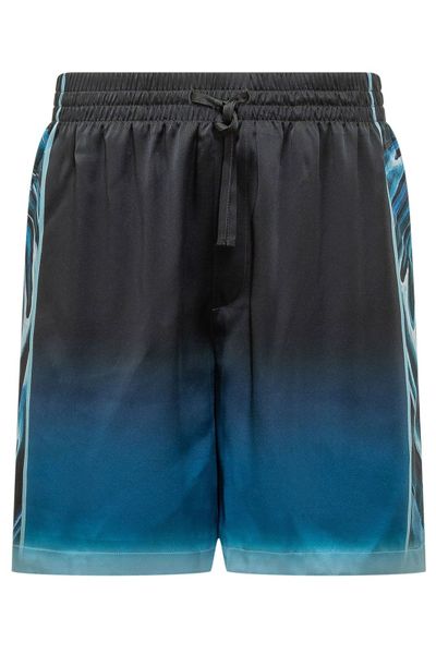 Casablanca Logo Printed Satin Shorts